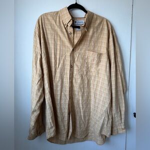Columbia Men’s XL Plaid Button-Down Shirt | Lightweight Outdoor Casual
